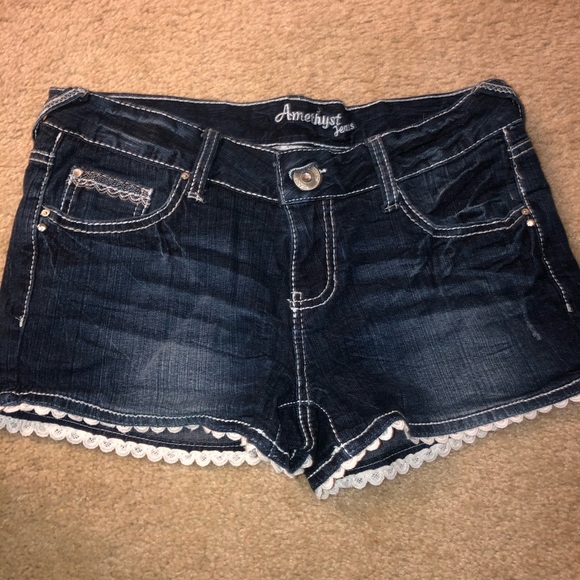 Amethyst Jeans Pants - Juniors Shorts